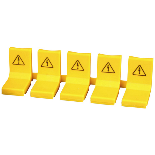 ABB Berührungsschutzkappe, Phasenschienen, Kunststoff, gelb, 5 Stück
