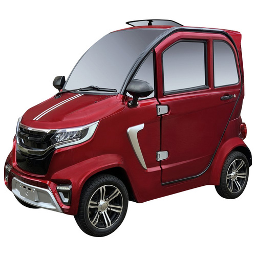 ECabino E-Kabinenfahrzeug »eLazzy Premium«, max. 45 km/h, Reichweite: 70 km, rot